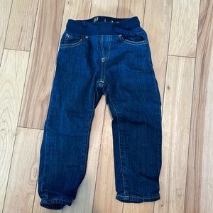 baby Gap 3 years slim lined jeans in dark wash